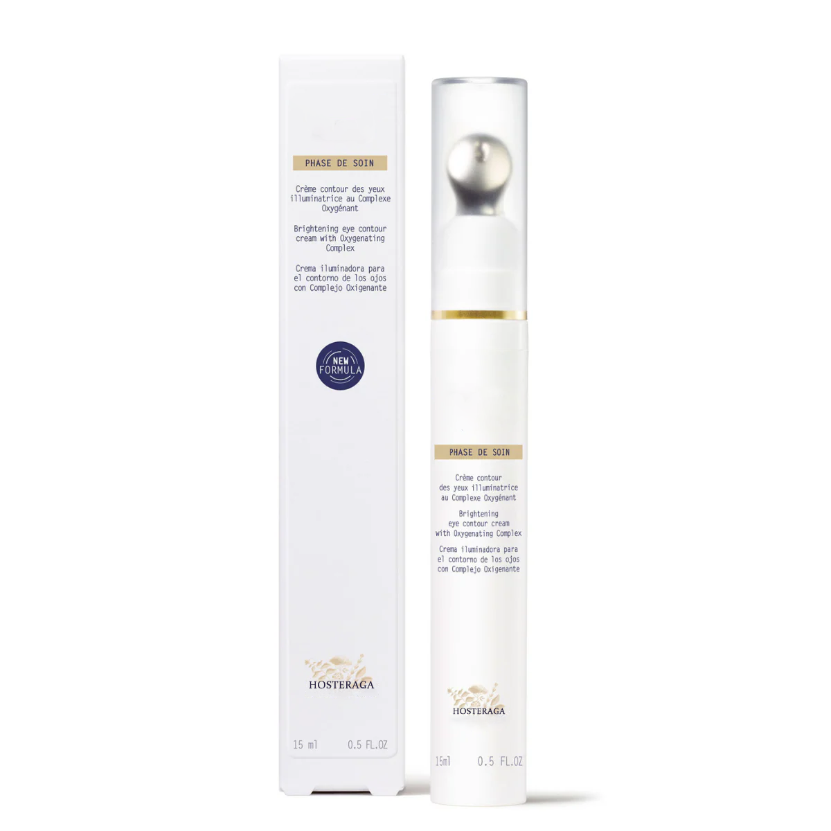 NEW Formula Creme Contour des Yeux Hosteraga: Brightening Eye Cream